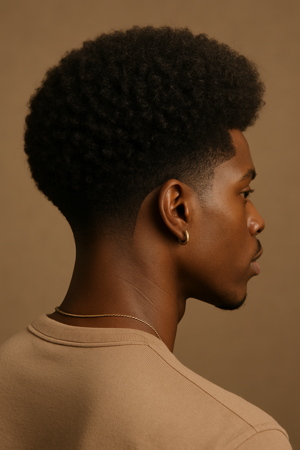 Afro Taper: The Sharp, Sculpted Cut That Lets Your Curls Shine - Back View