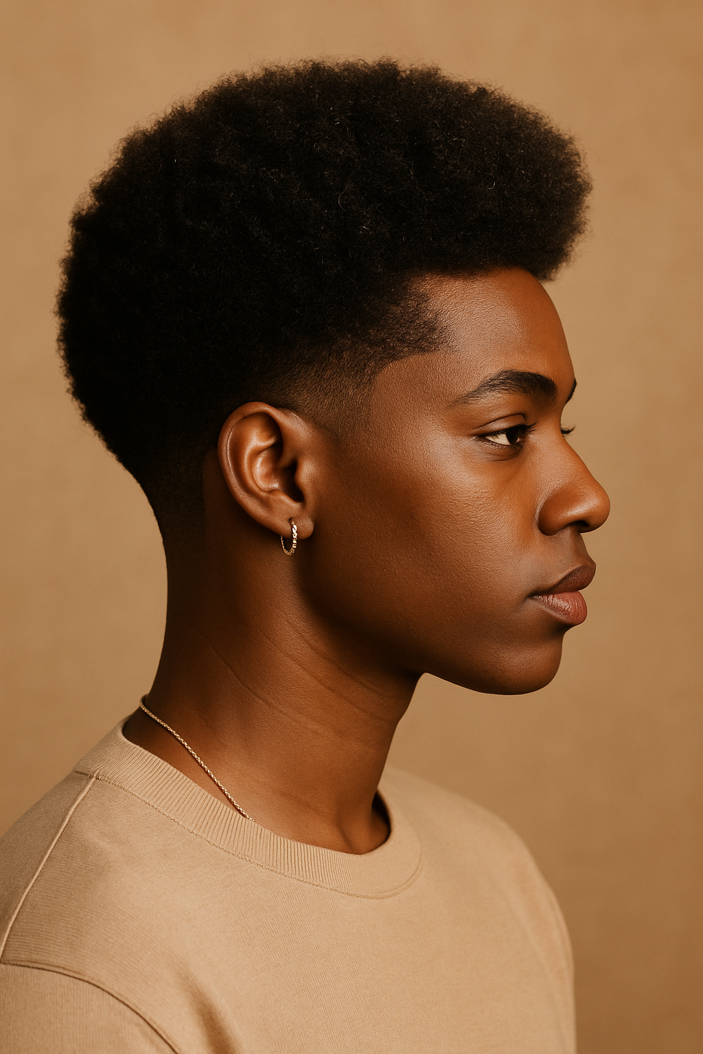 Afro Taper: The Sharp, Sculpted Cut That Lets Your Curls Shine - Side View