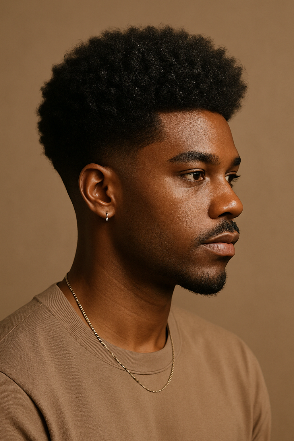 Afro Taper: The Sharp, Sculpted Cut That Lets Your Curls Shine - 3/4 Profile