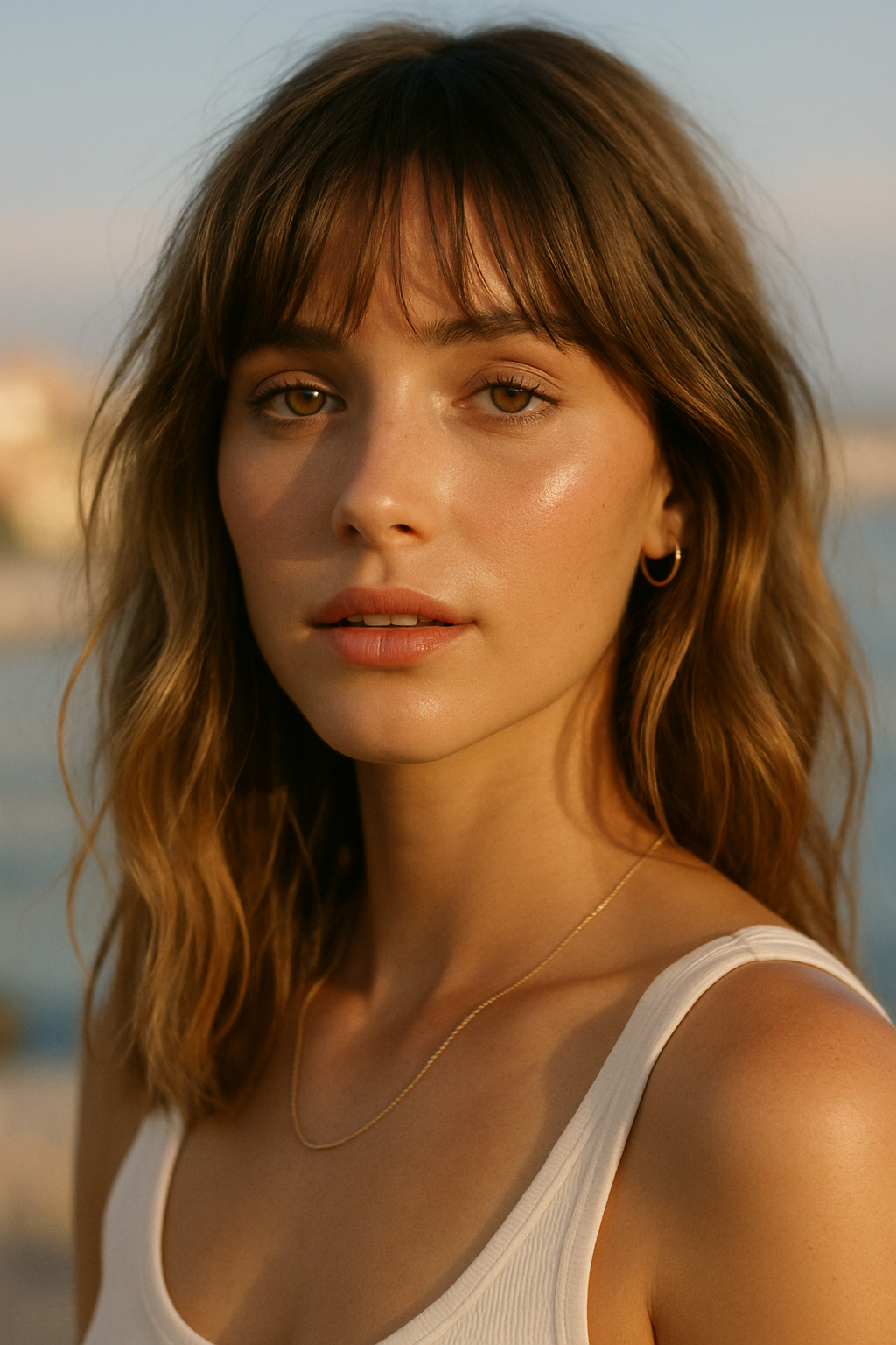 Beach Waves with Fringe: The Effortless-Cool Cut You’ll Want All Year - 3/4 Profile
