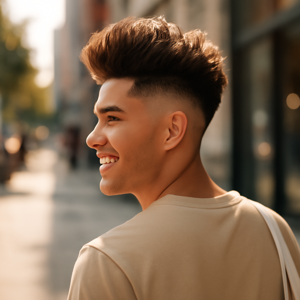 blowout fade - Back View