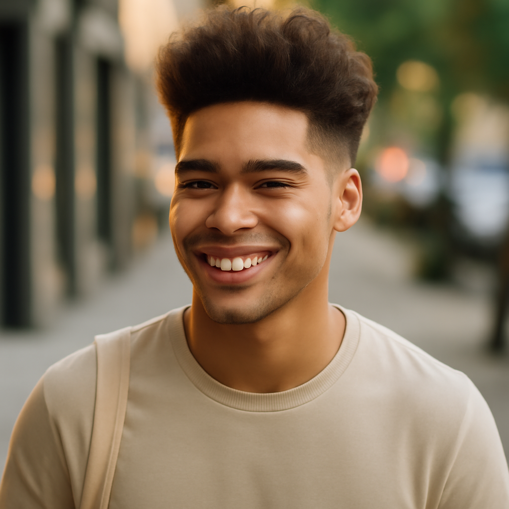 blowout fade - Front View