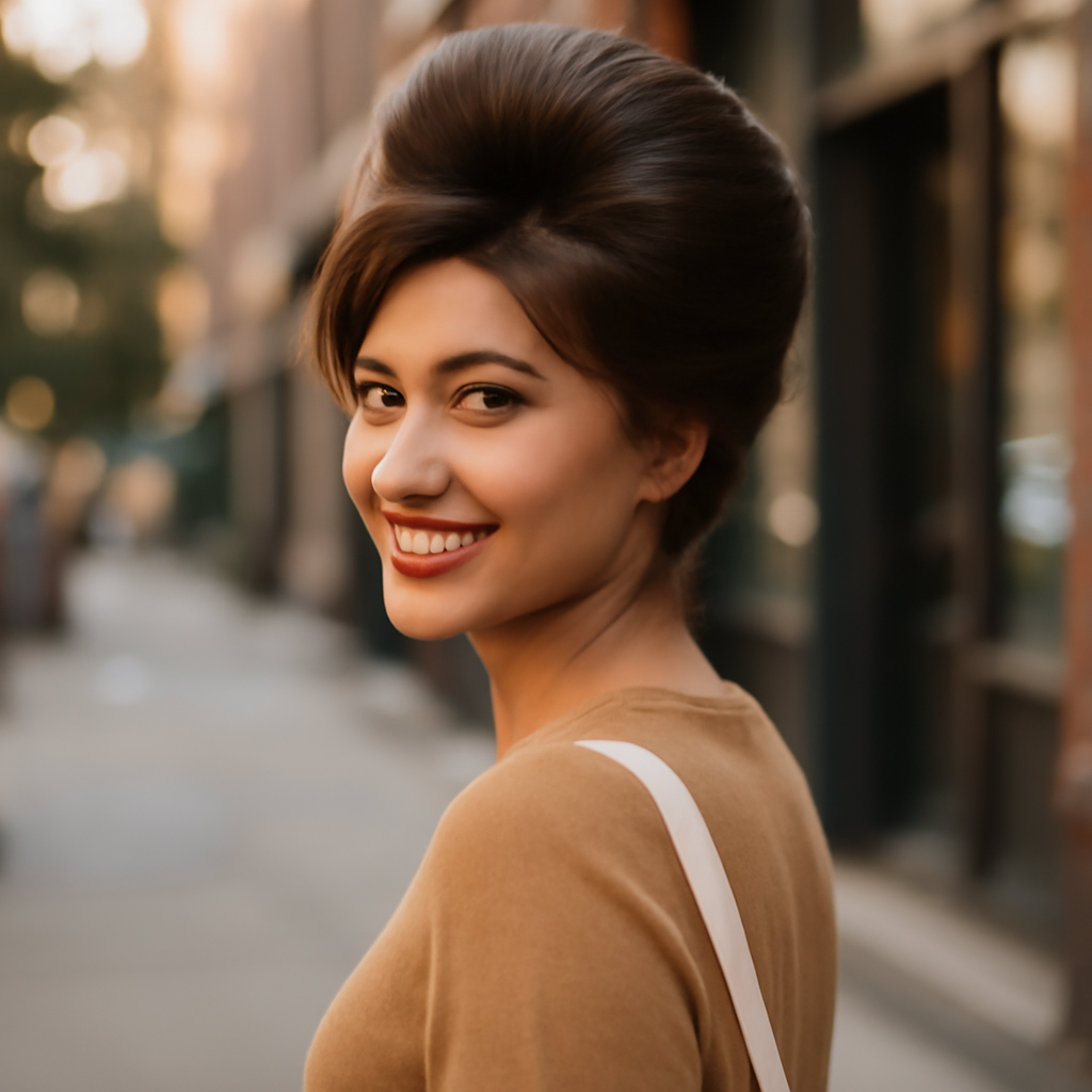 Bouffant - 3/4 Profile View