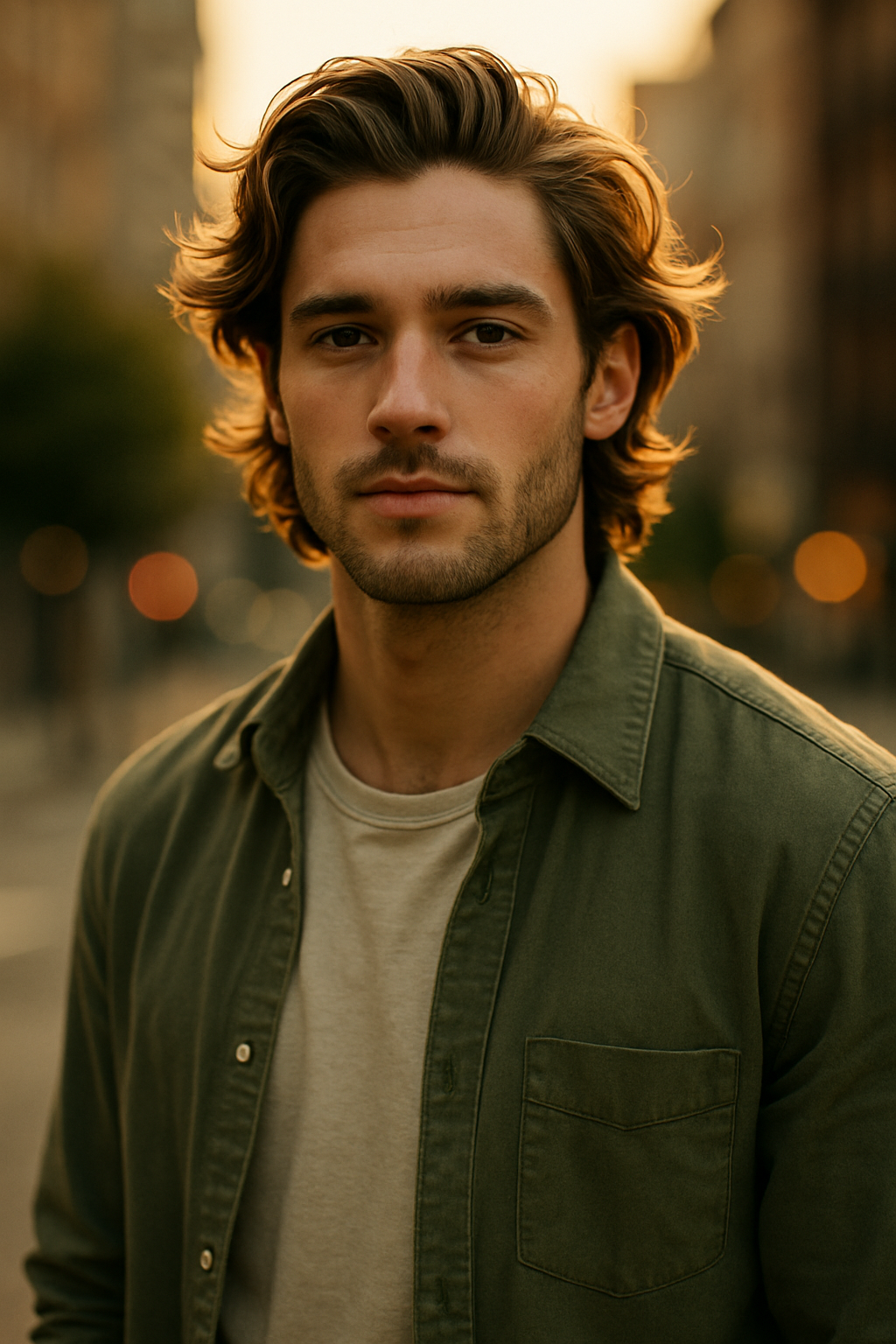 Bro Flow Haircut: The Effortlessly Cool Medium-Length Style Every Guy Wants - 3/4 Profile