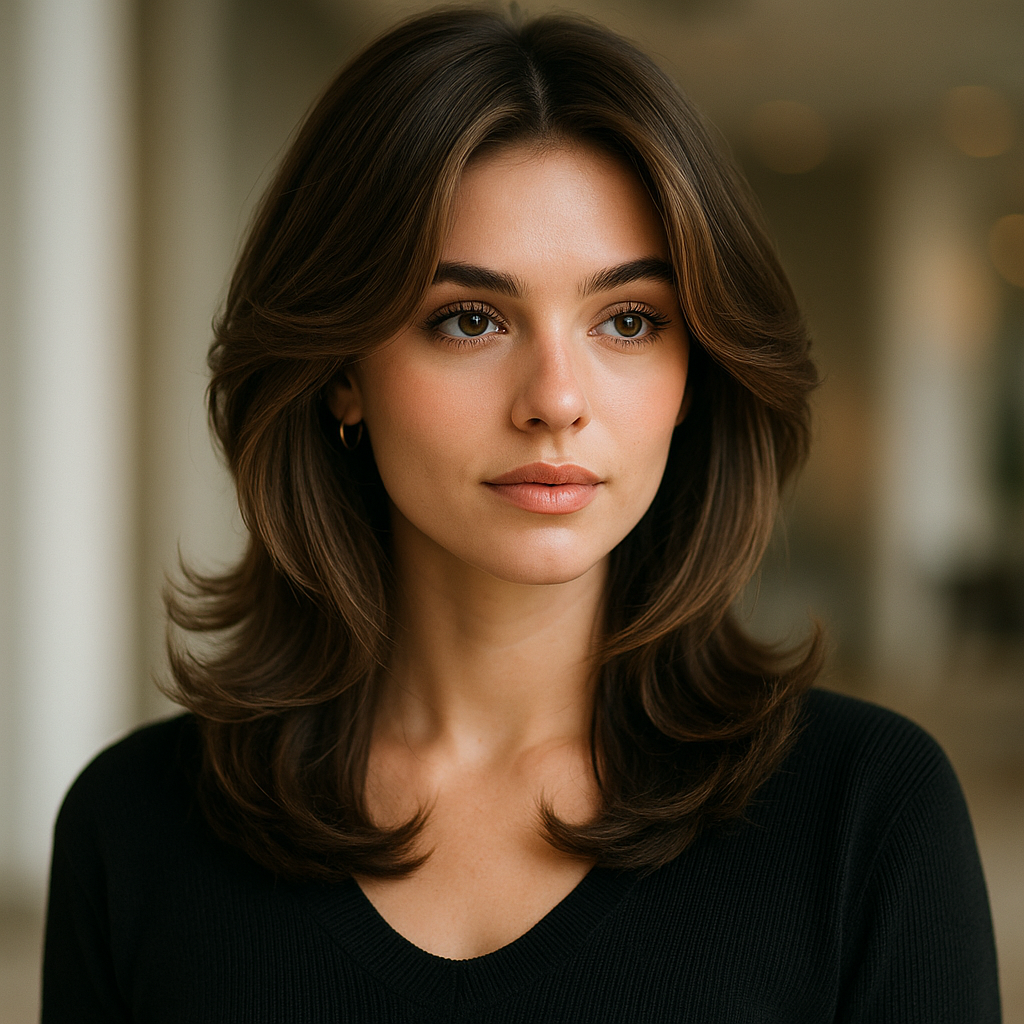 Butterfly haircut example 1