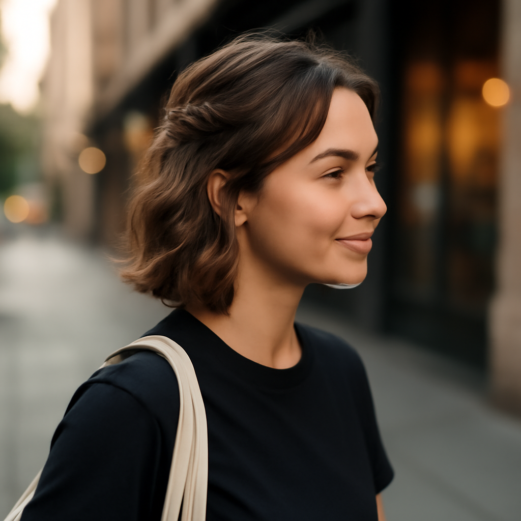 easy hairstyles - Side View