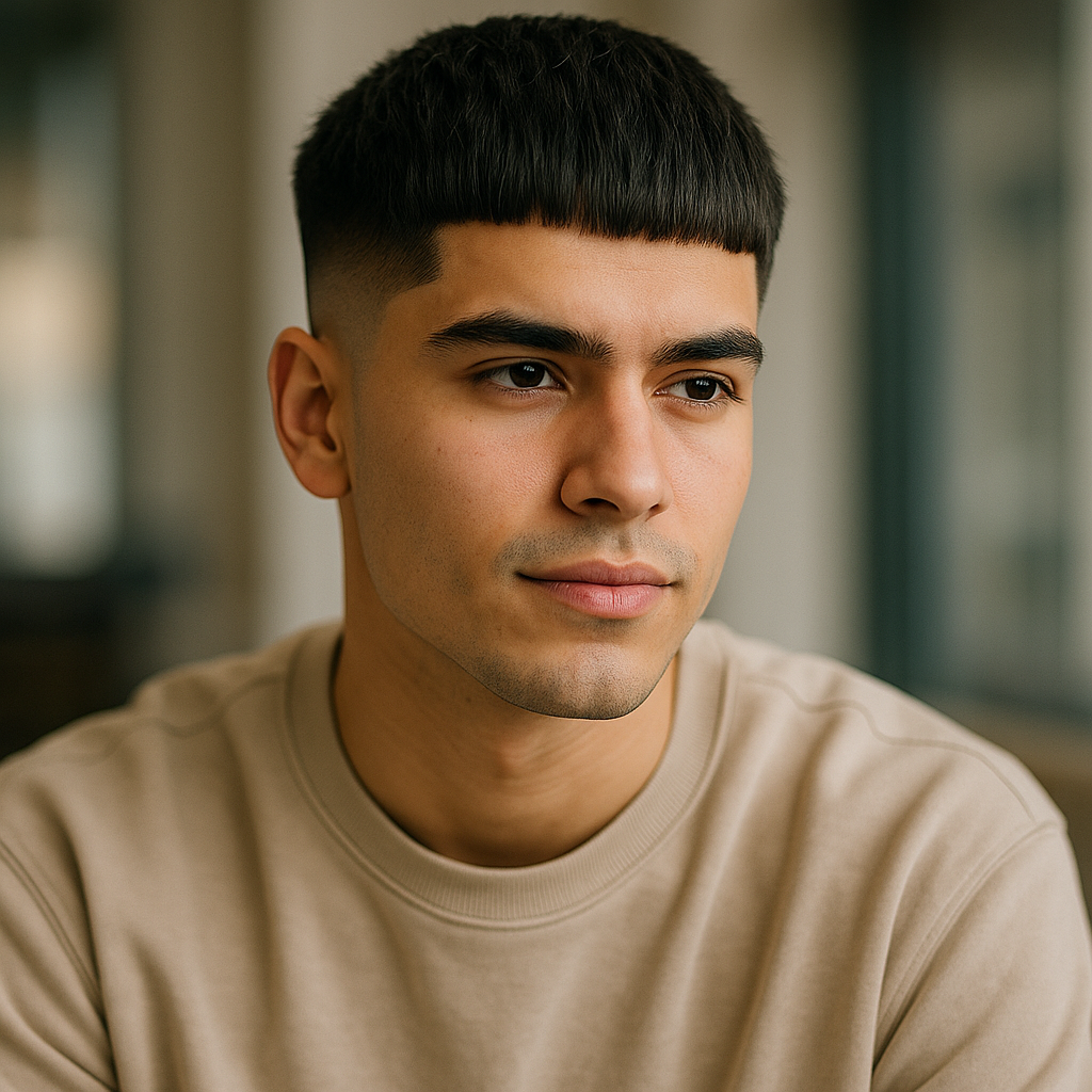 Edgar haircut example 1