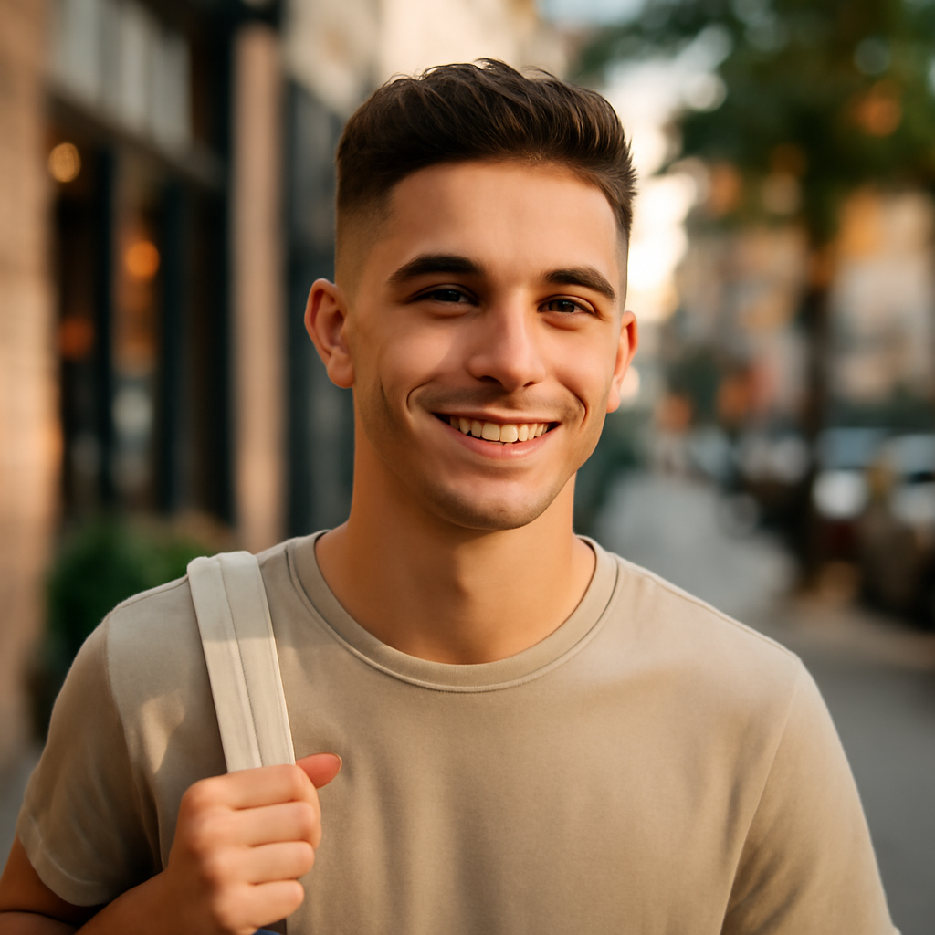 fade boys haircut - Front View