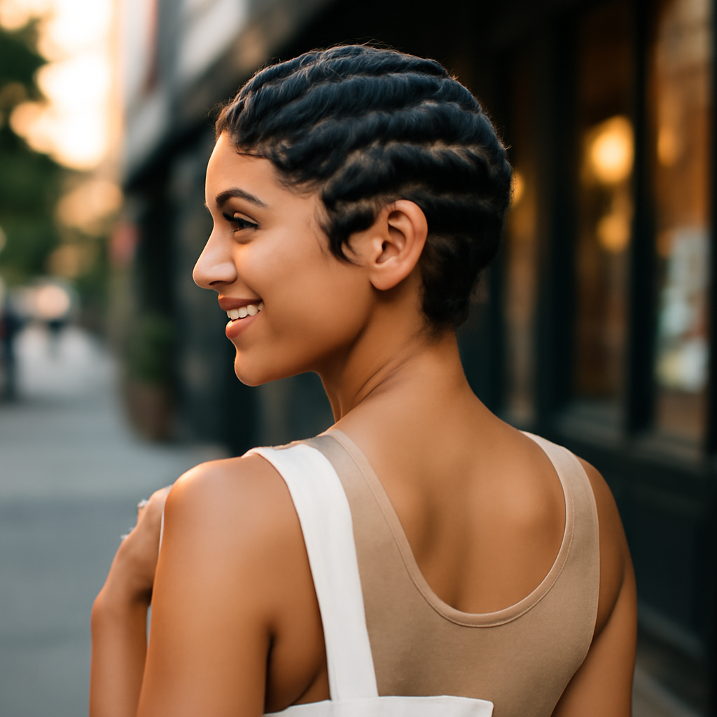Finger Waves - Back View