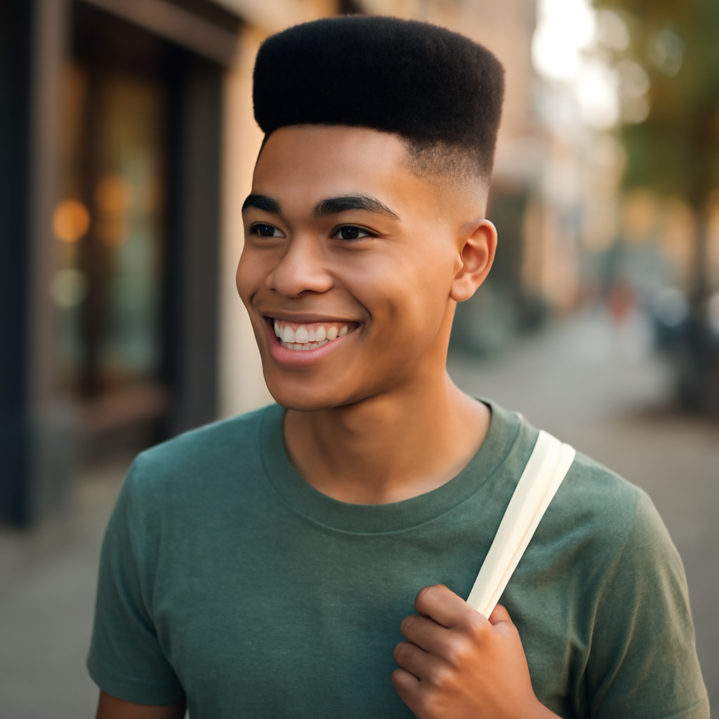 Flat Top - 3/4 Profile View