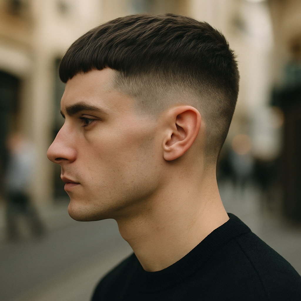 french crop - Side View
