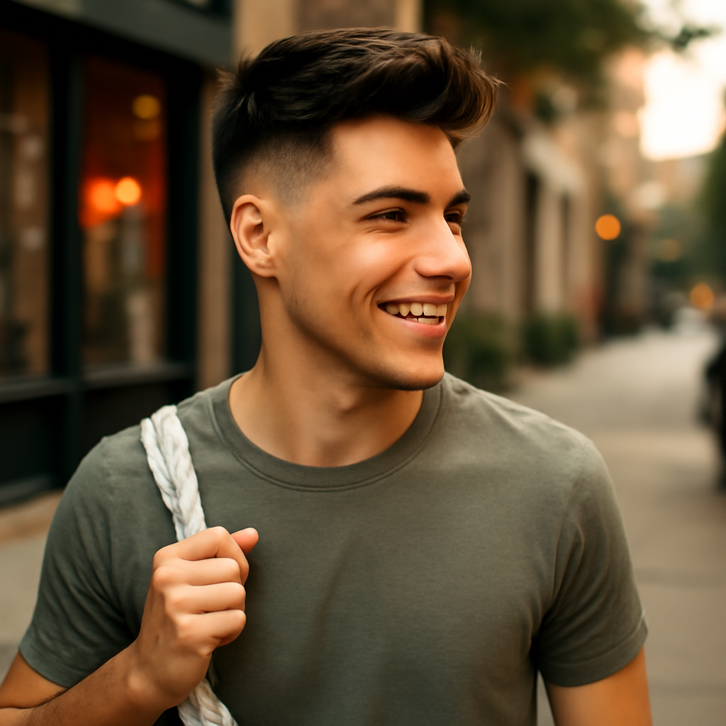 hair cuts for men - 3/4 Profile View