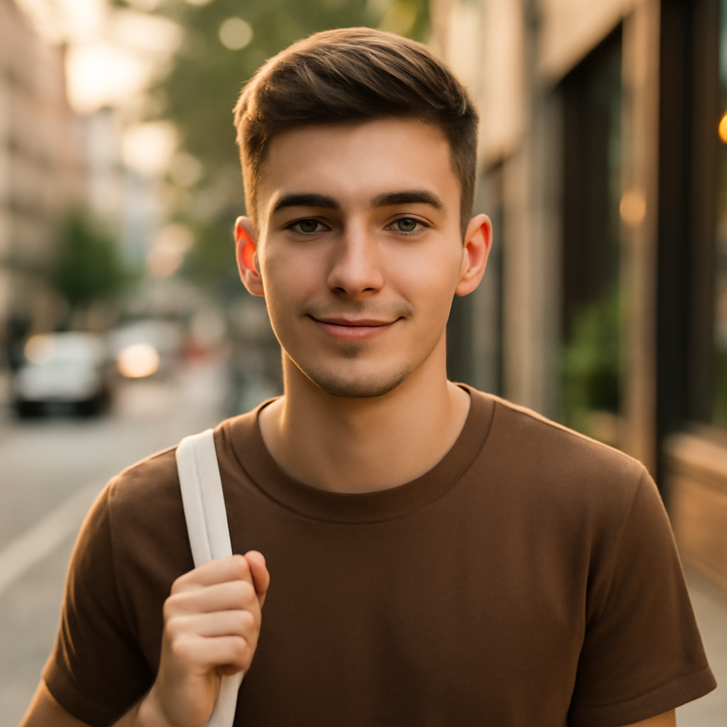 haircut for men - Front View