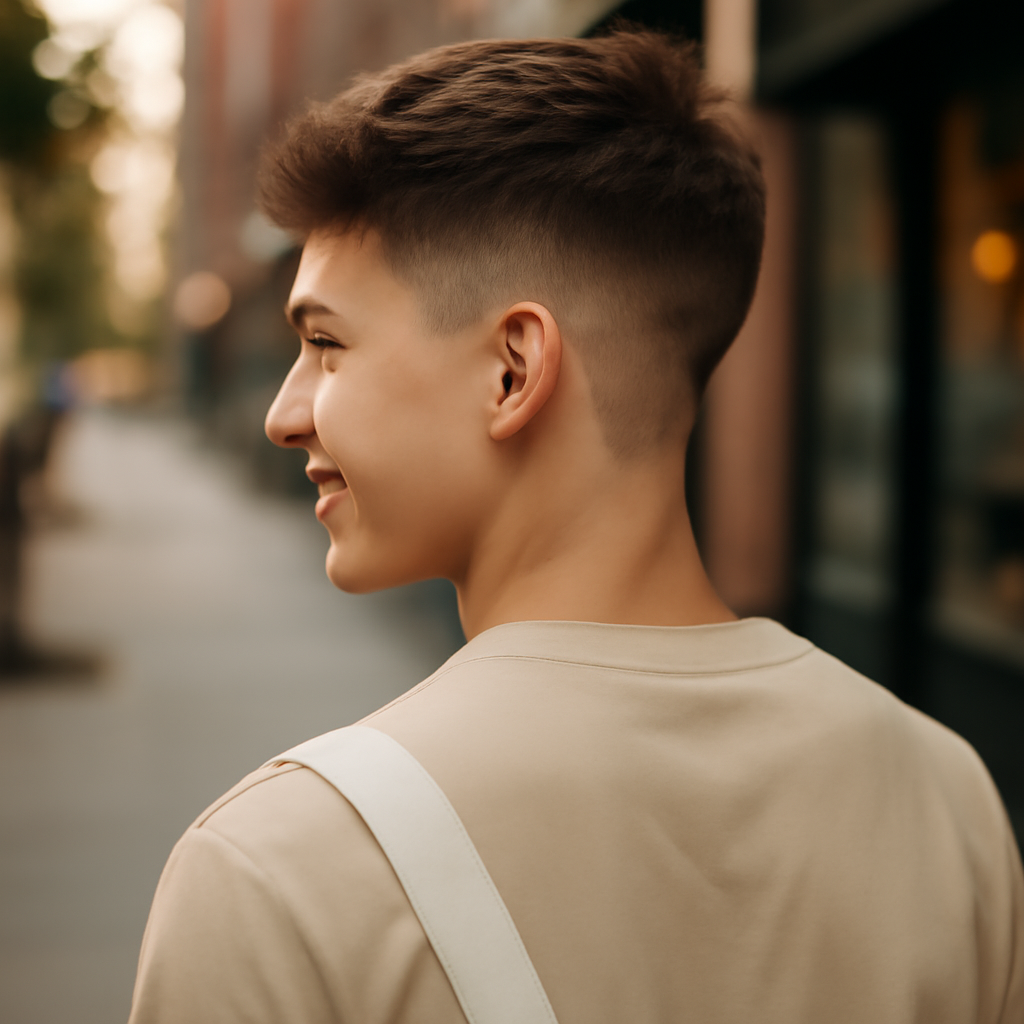 haircuts for boys - Back View