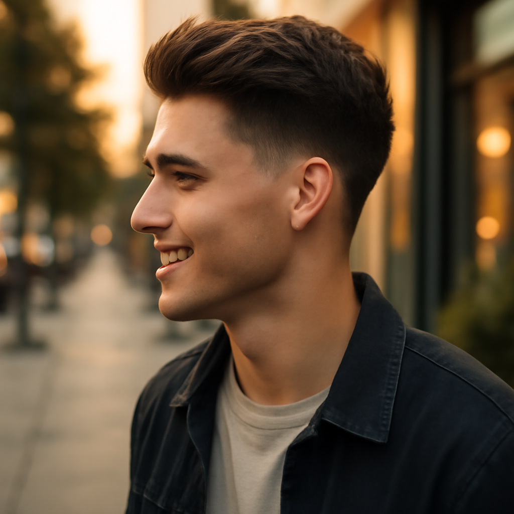 hairstyles for men - Side View