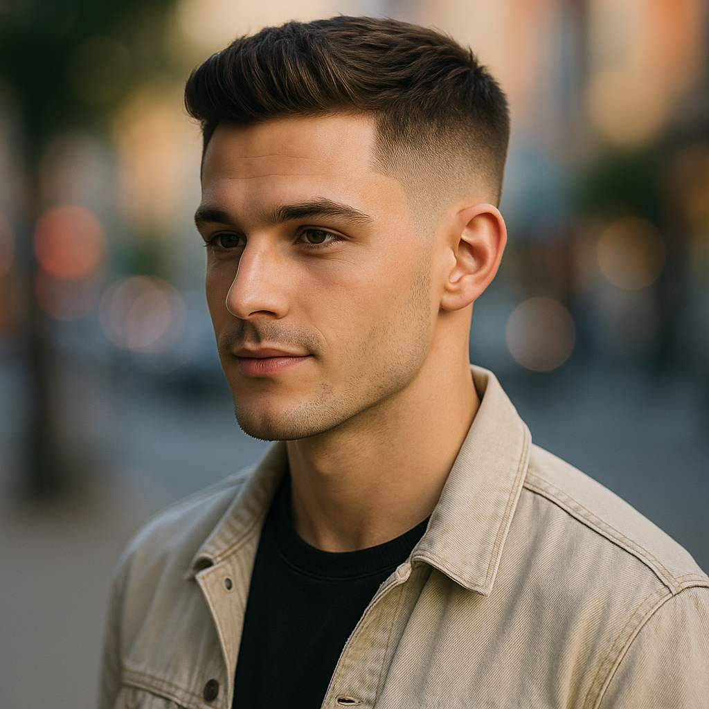 Low fade haircut example 2