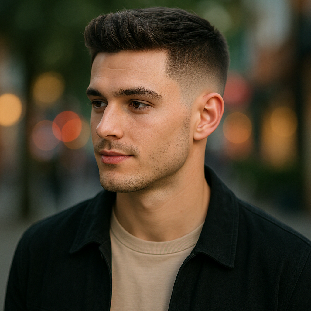 Low fade haircut example 3