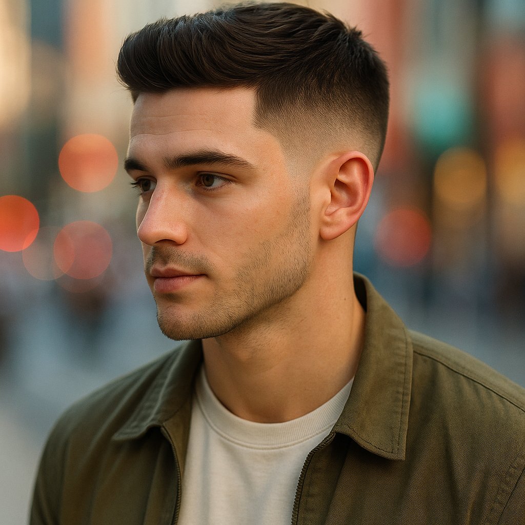 Low fade haircut example 4
