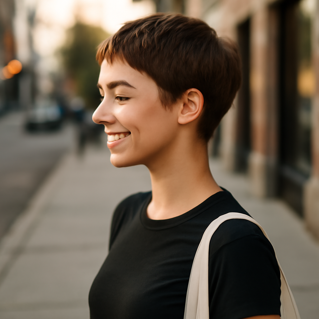 low maintenance short haircuts - Back View
