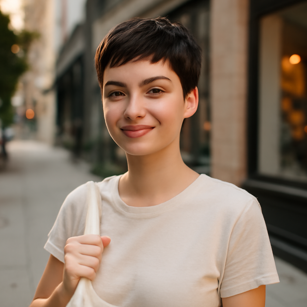 low maintenance short haircuts - Front View