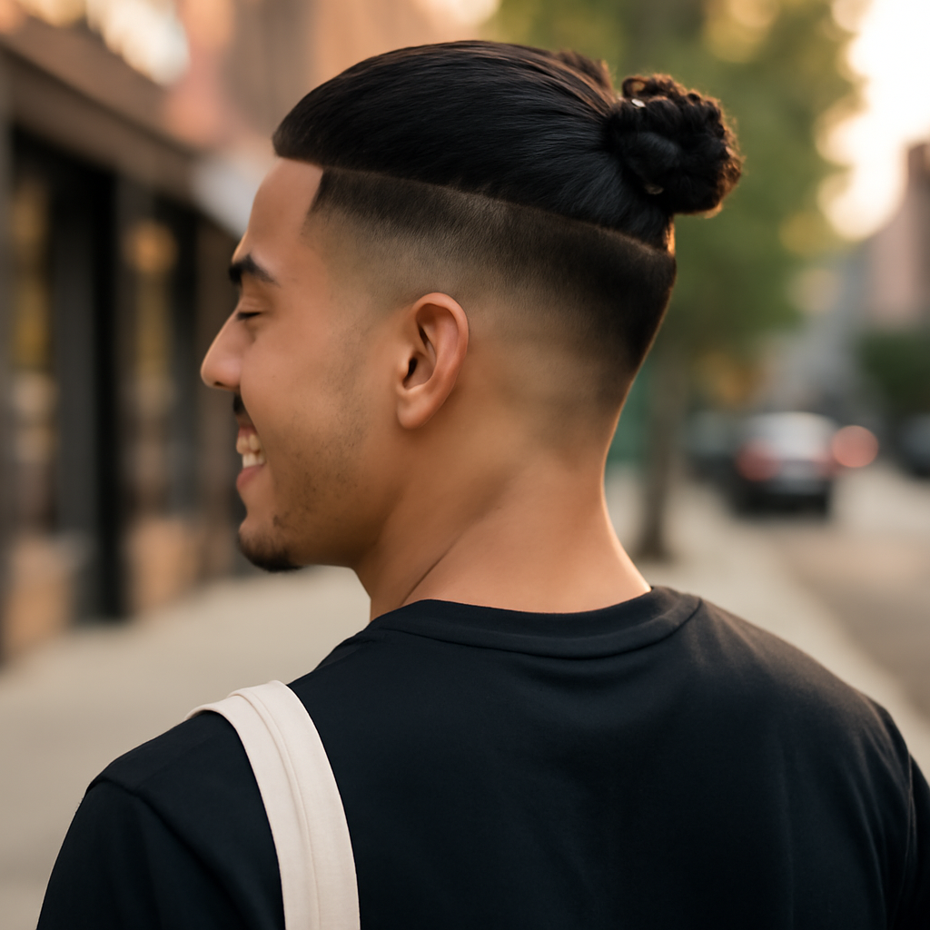 low taper fade ninja - Back View