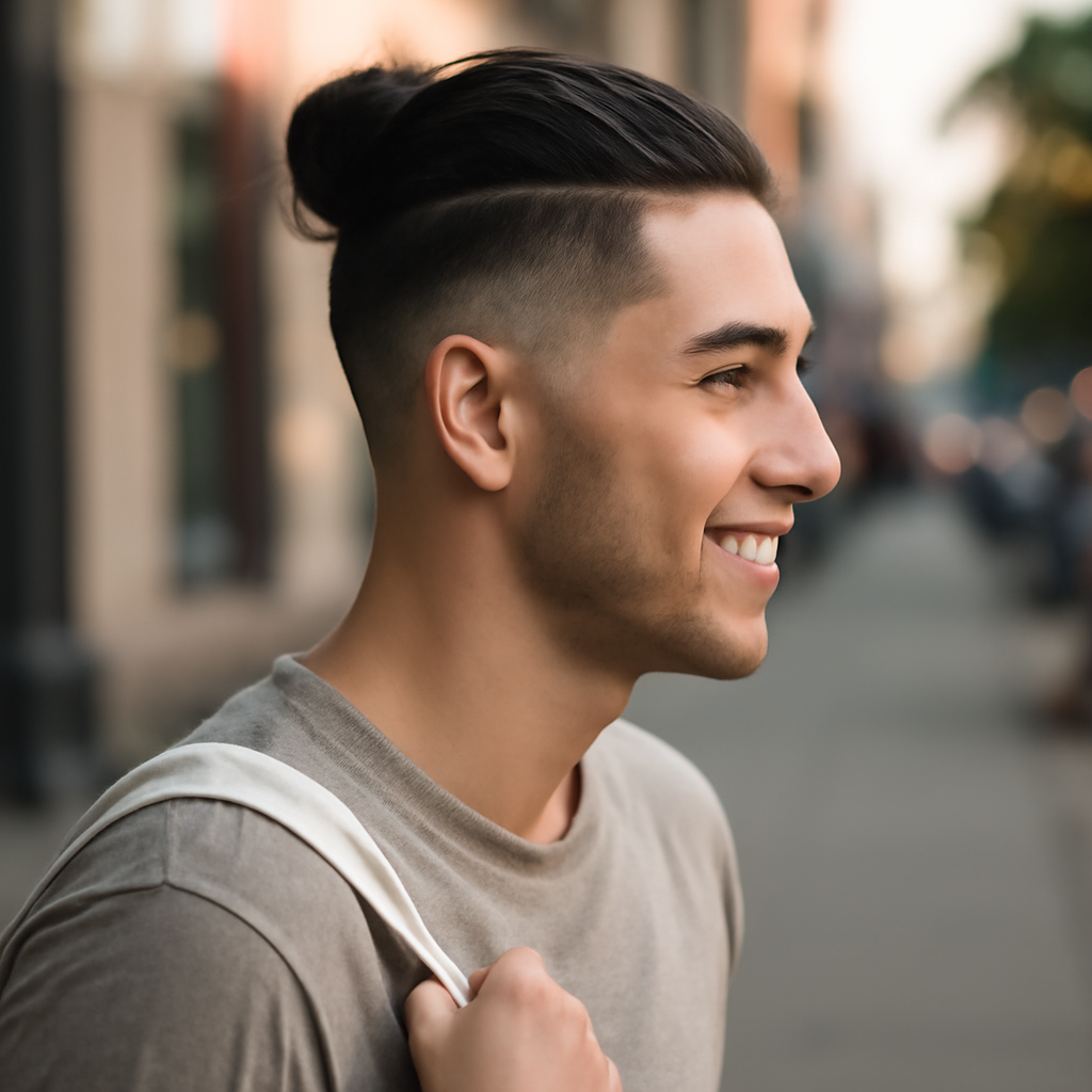 low taper fade ninja - Side View