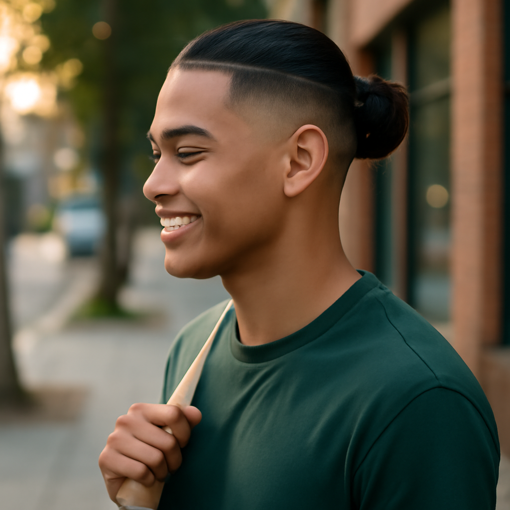 low taper fade ninja - 3/4 Profile View