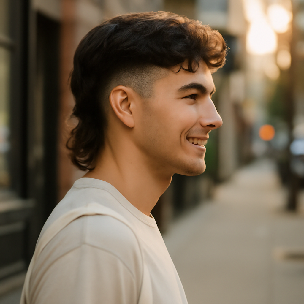 low taper mullet - Side View