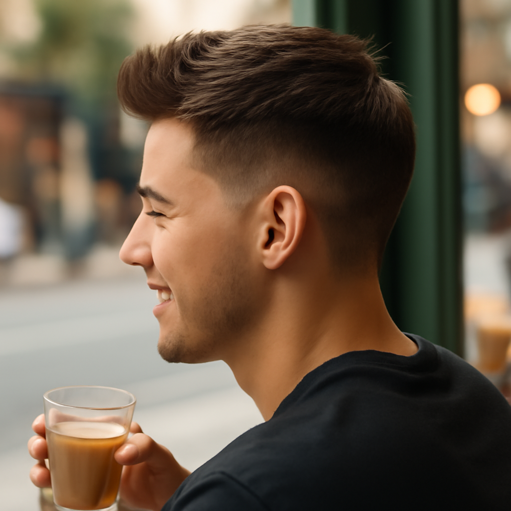 male haircuts - Back View