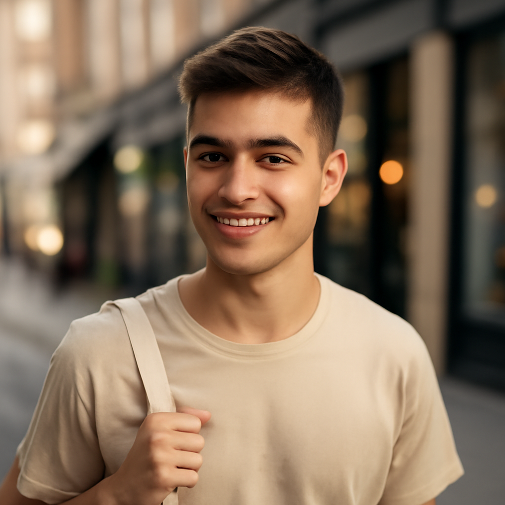 male haircuts - Front View