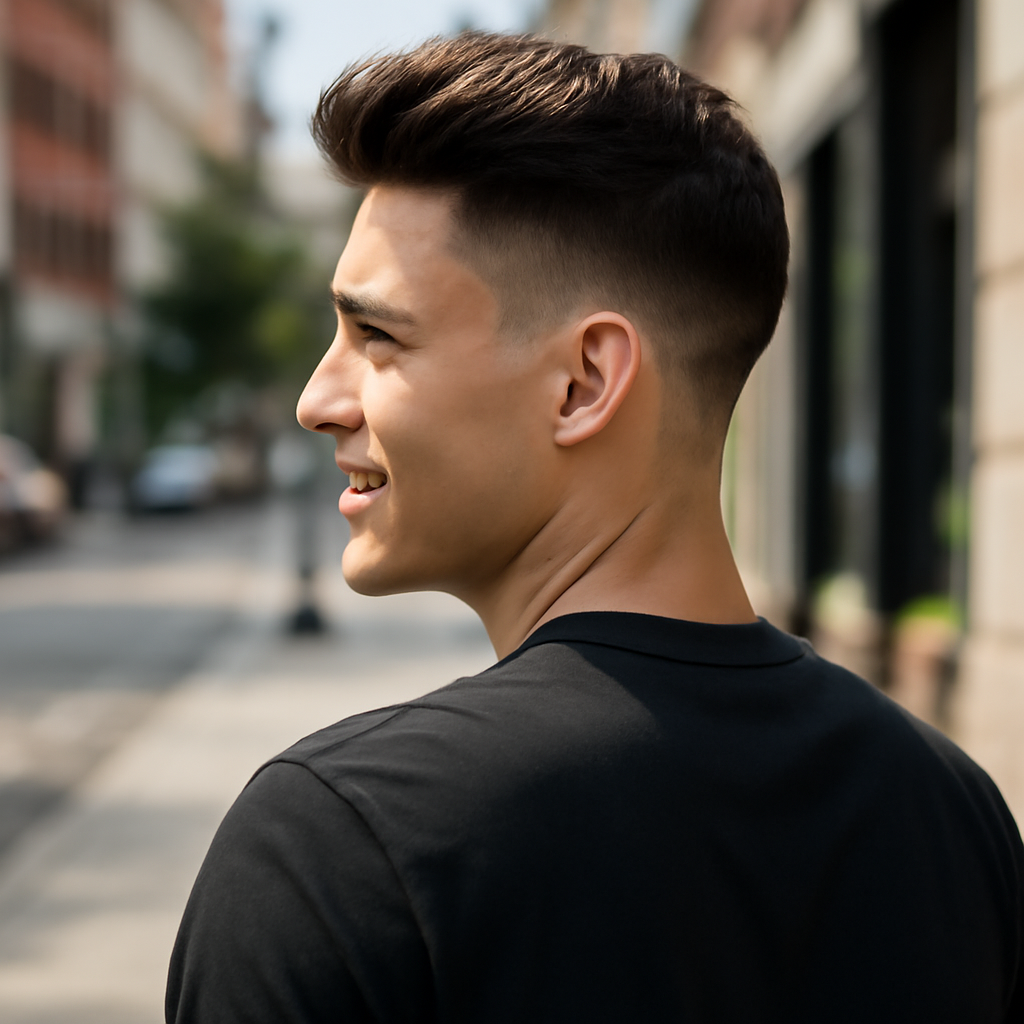 men haircuts - Back View