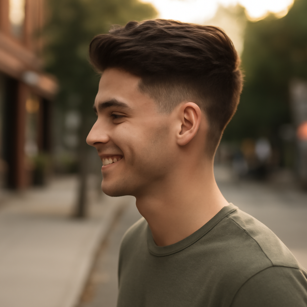 mens hairstyles - Side View