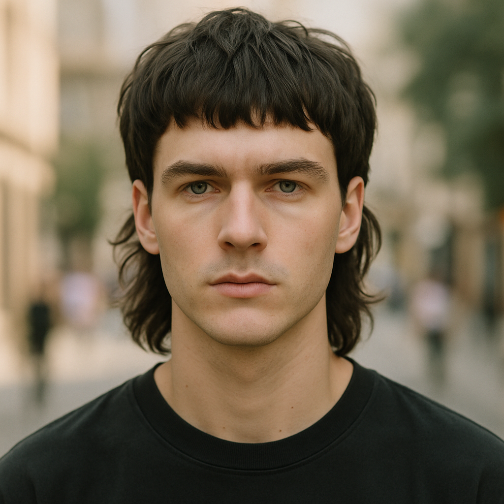 modern mullet - Front View