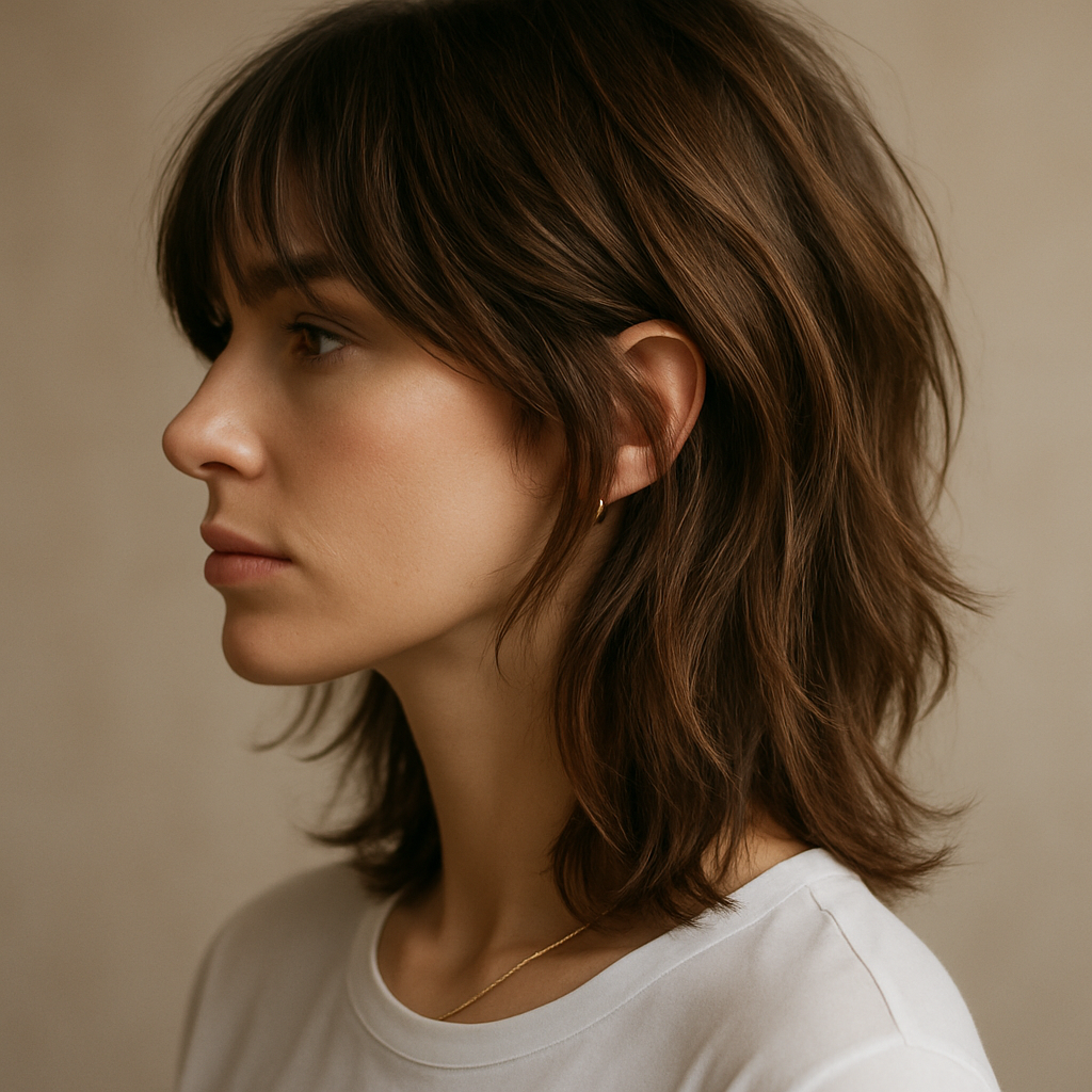 Modern Shag Cut: The Effortless Cool-Girl Hair Everyone Wants - Side View