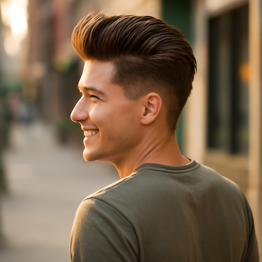 pompadour - Back View