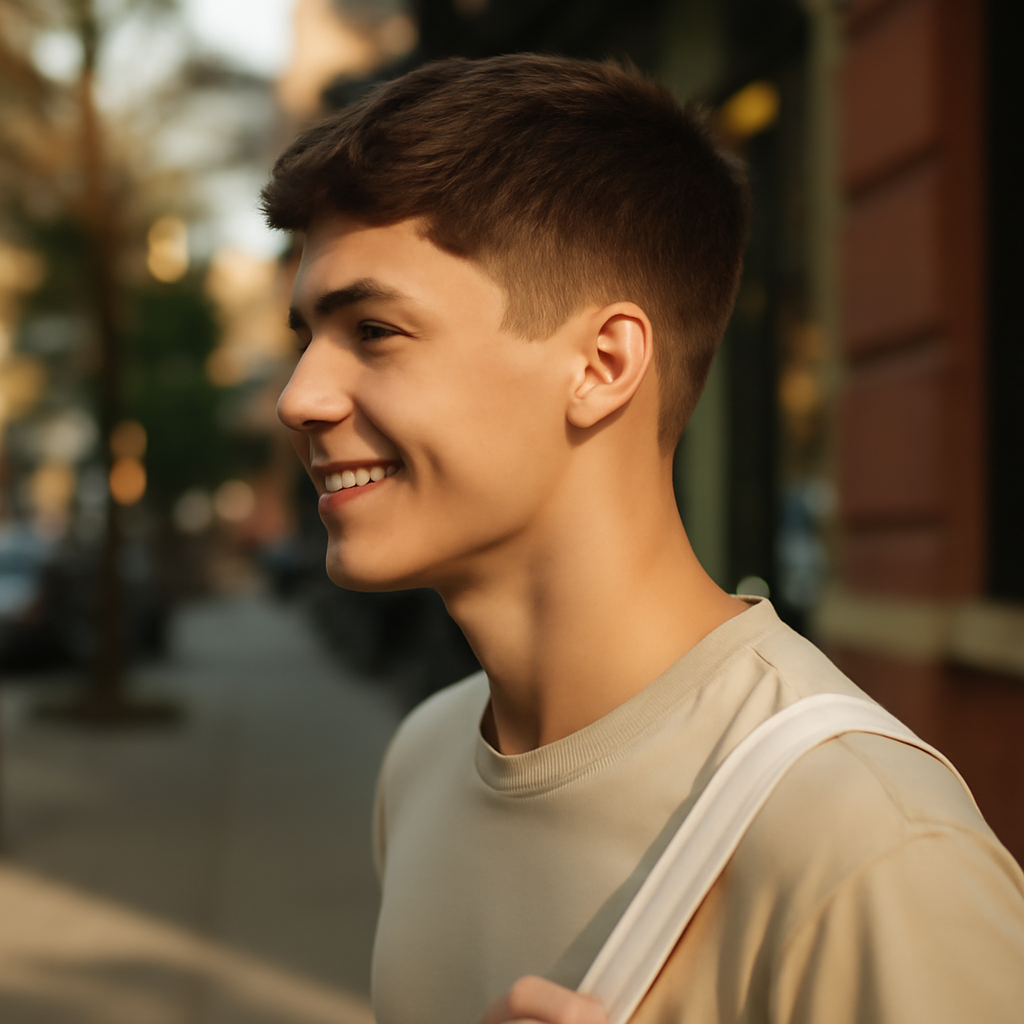short boys haircuts - Side View