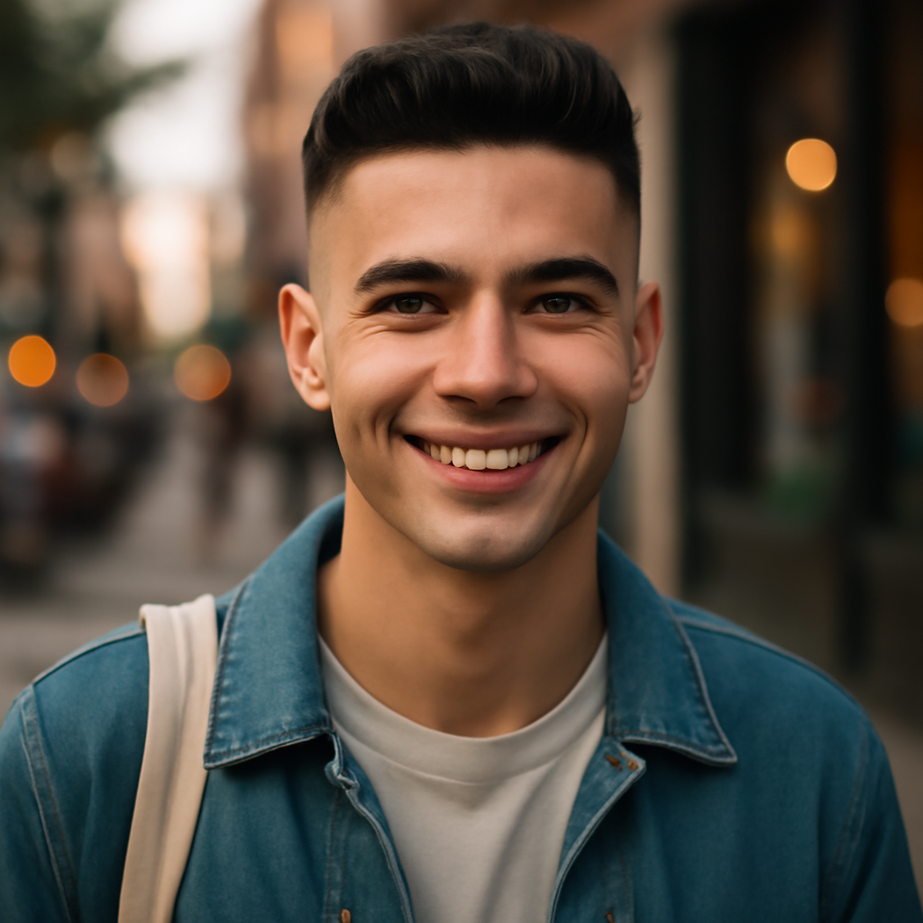 skin fade - Front View