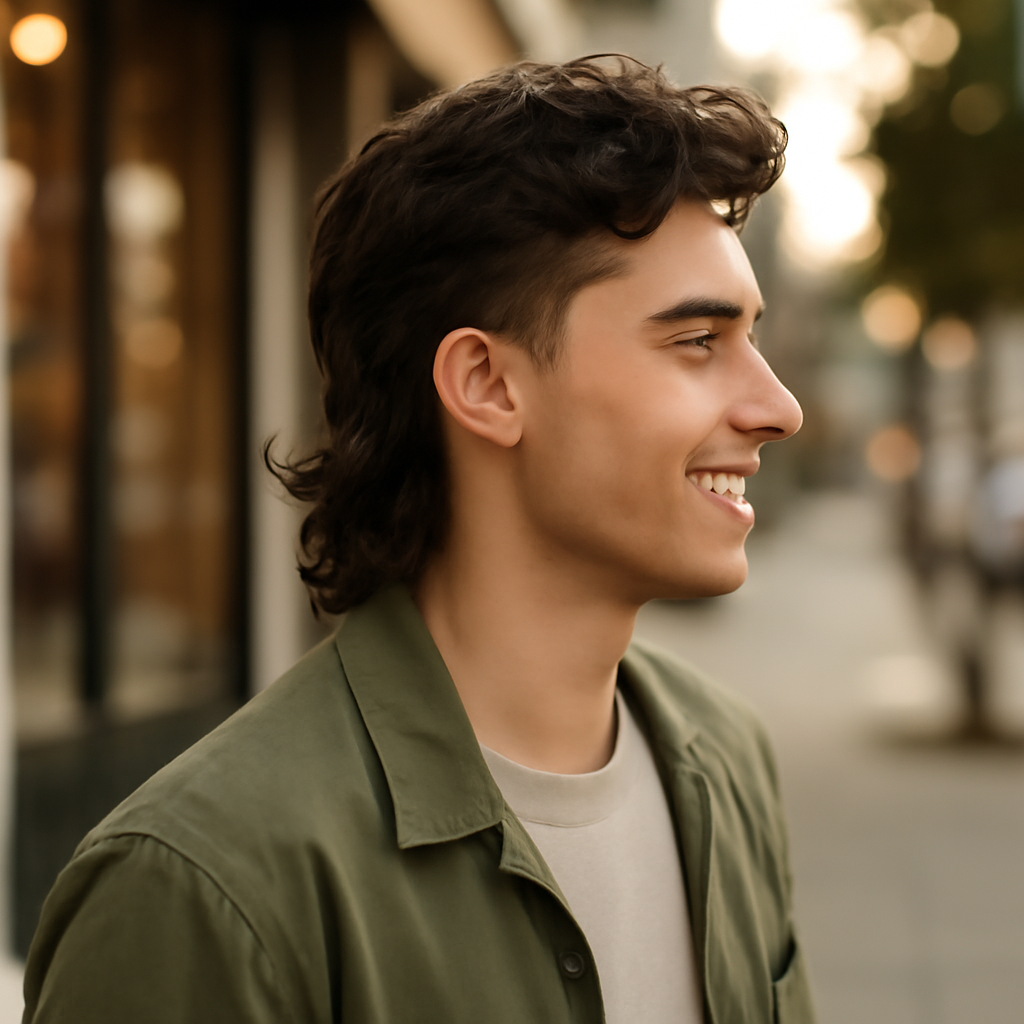 taper mullet - Side View