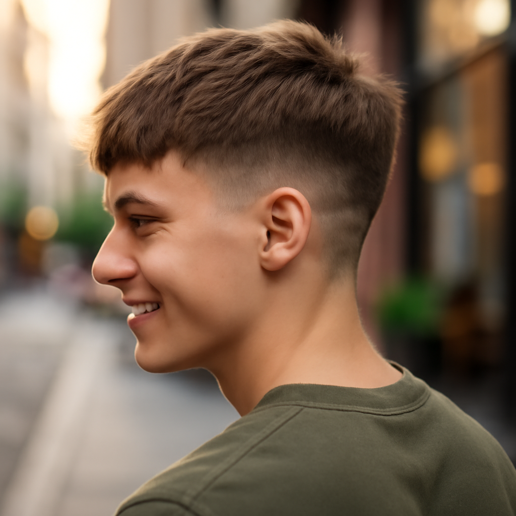 textured crop - Back View