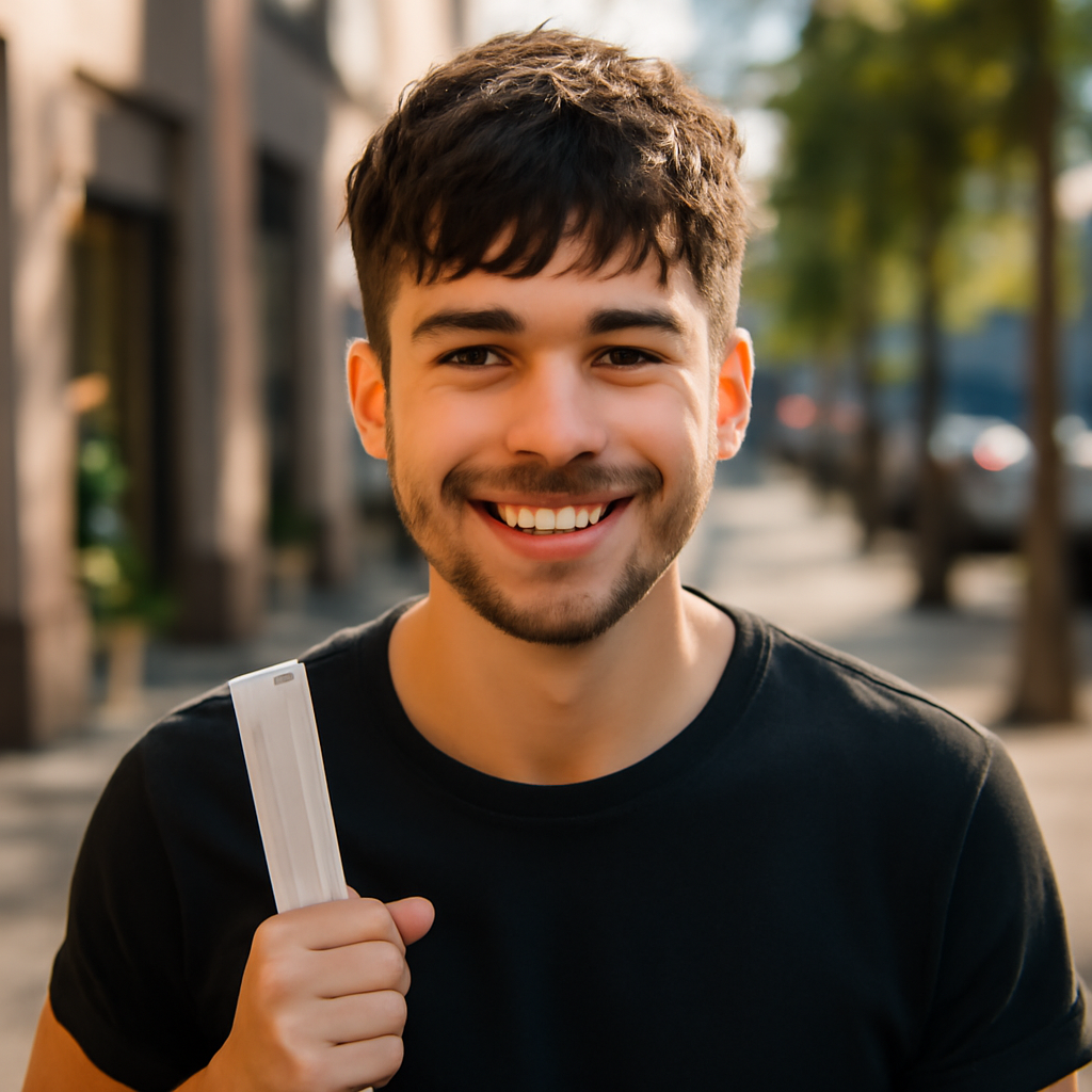 textured fringe haircut - Front View