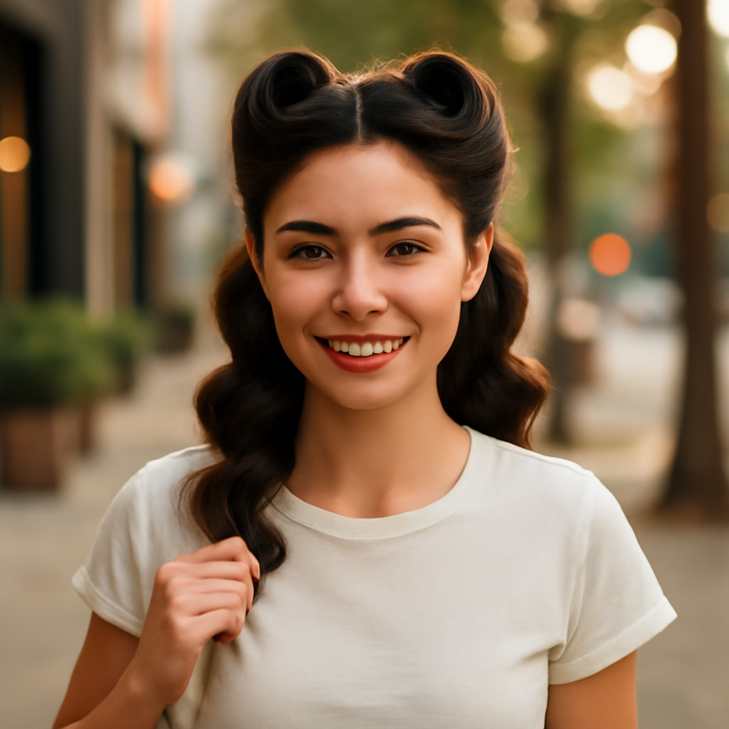 Victory Rolls - Front View