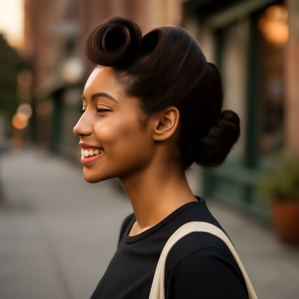 Victory Rolls - Side View