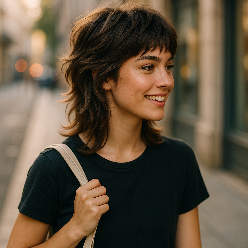 wolfcut - 3/4 Profile View
